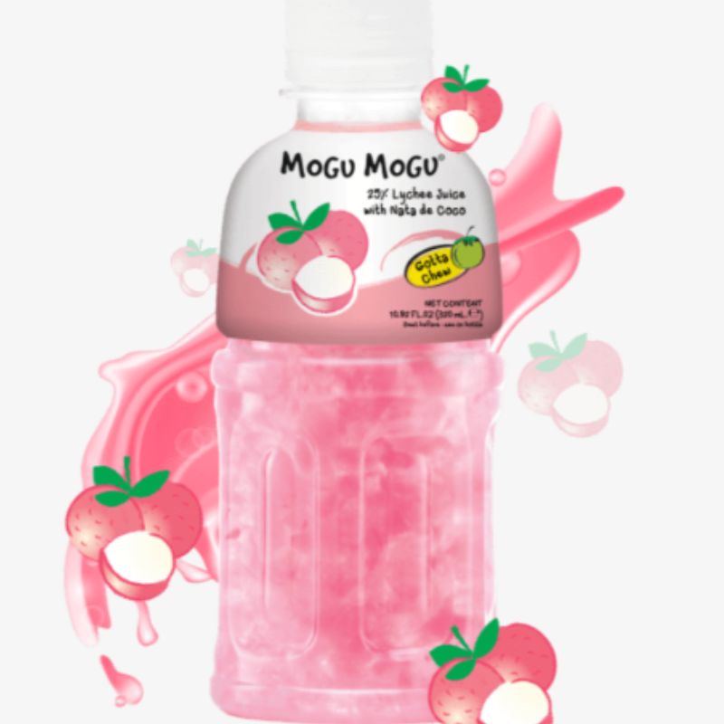 Mogu Mogu Lychee Pack 6 piezas de 320 ml