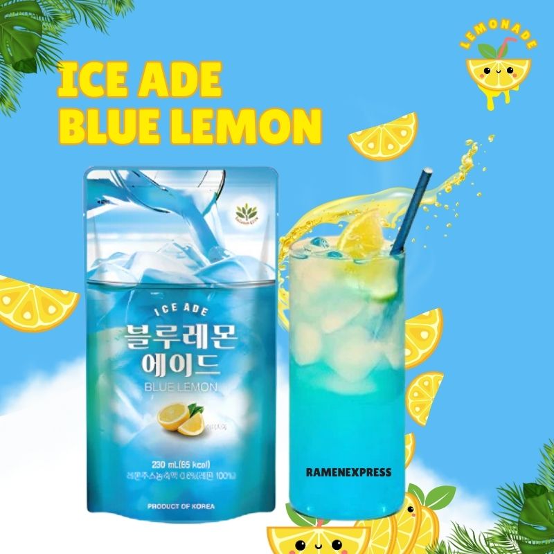 Ice Ade Blue Lemon Pack 10 piezas de 230 ml