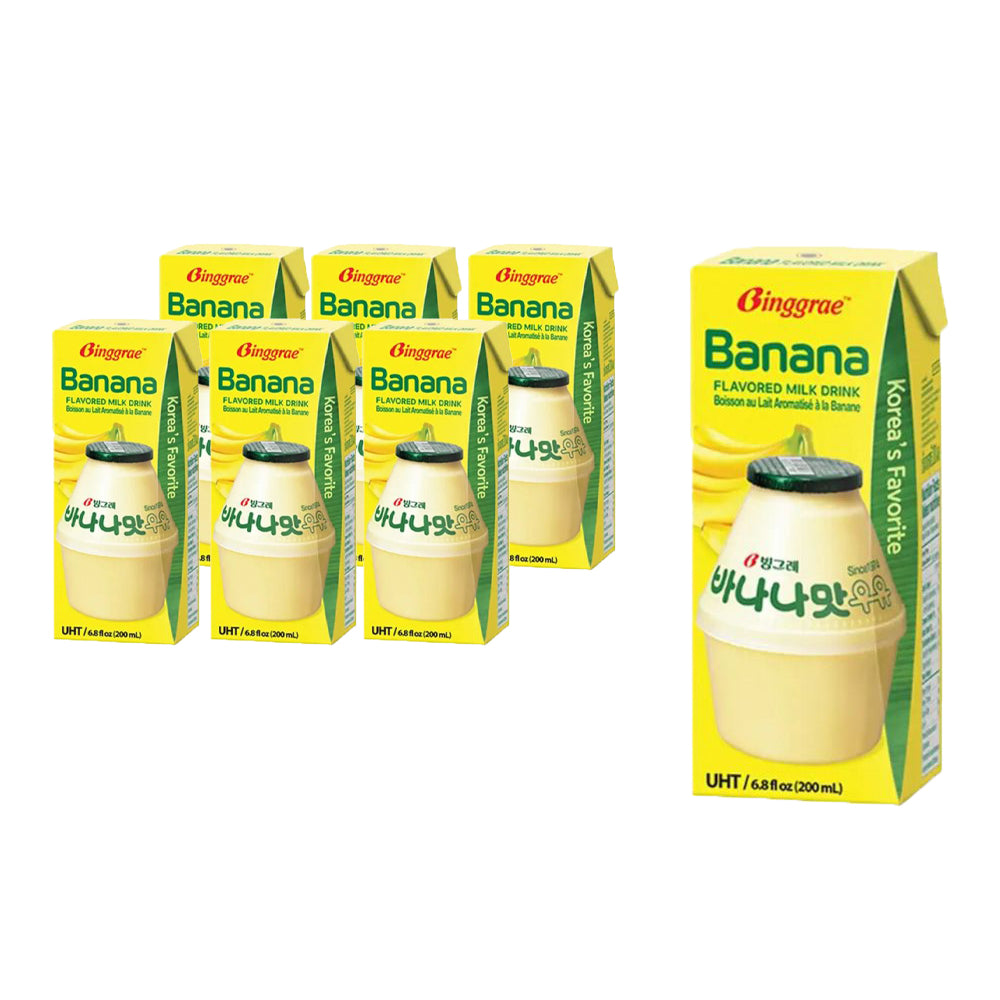 Leche de Banana Pack 6 piezas de 200 ml