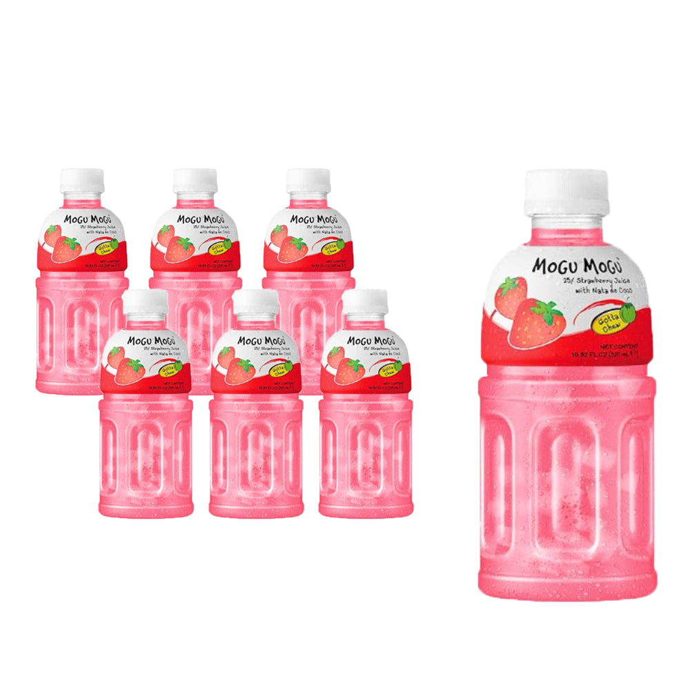 Mogu Mogu Fresa Pack 6 piezas de 320 ml