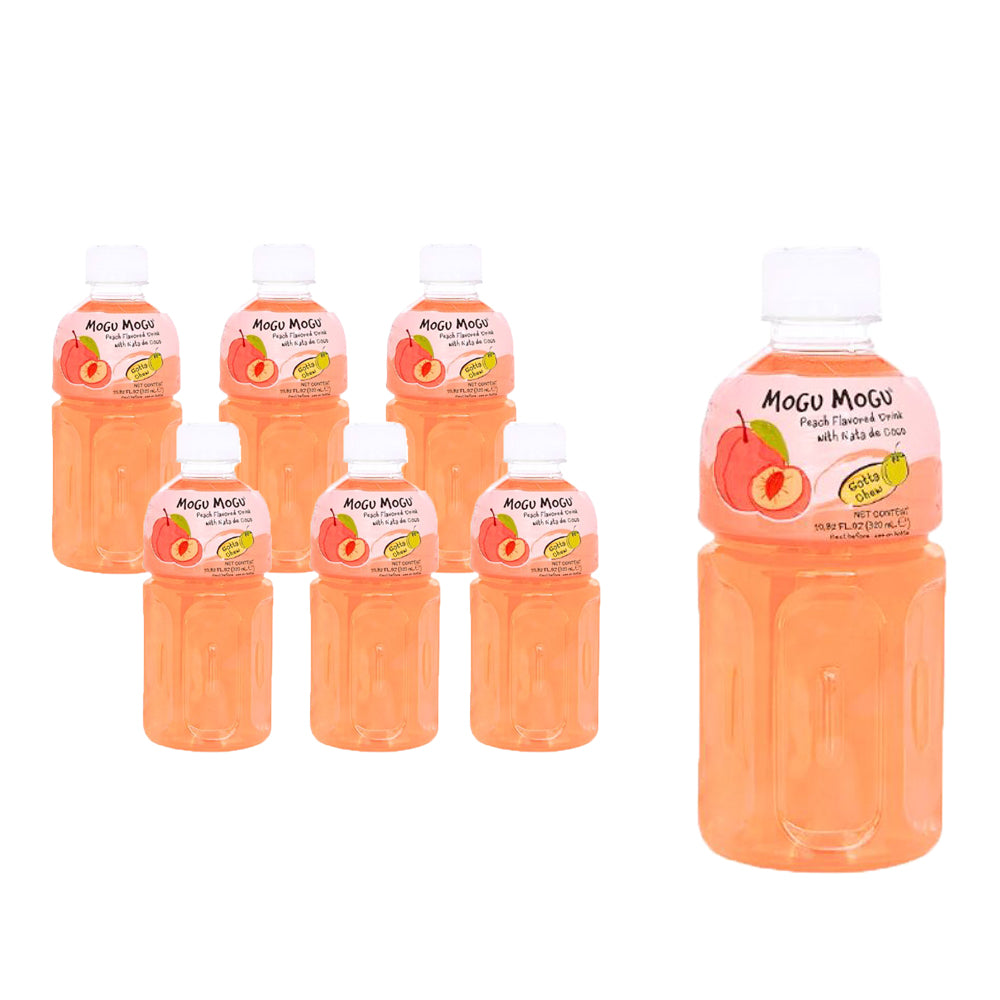 Mogu Mogu Durazno Pack 6 piezas de 320 ml