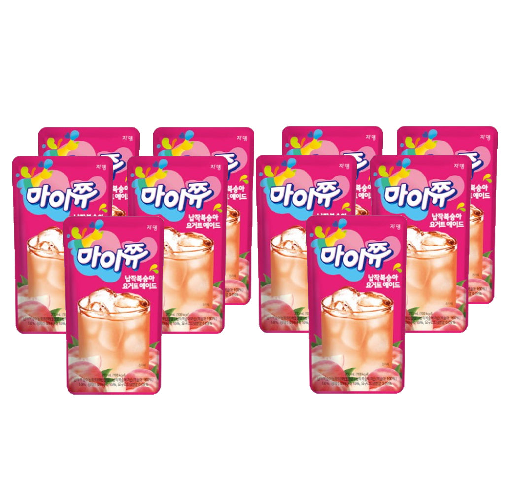 Ice Ade My Chew Durazno Pack 10 piezas de 230 ml