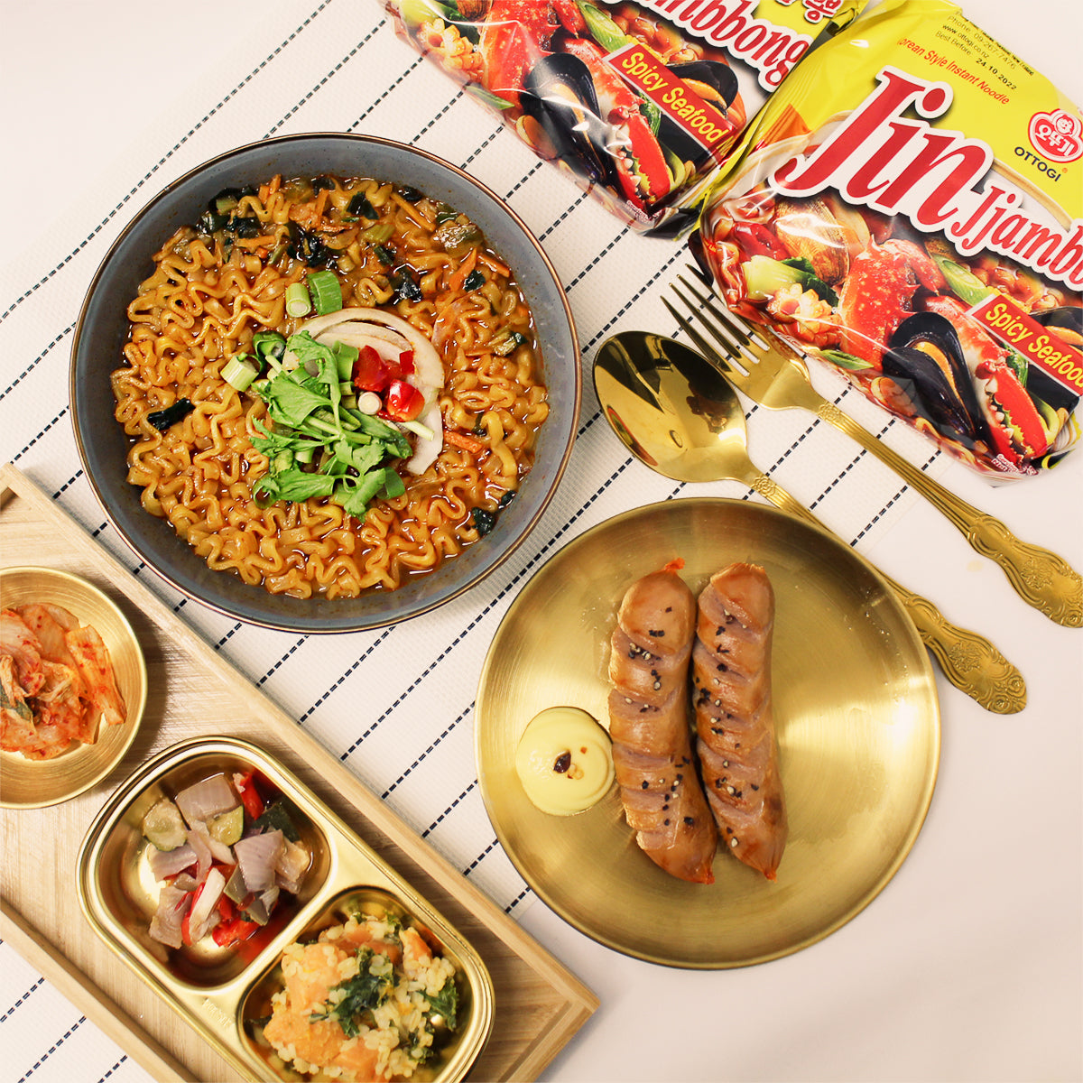 Paquete de Jin Jjampong (520 g) · 4Piezas / Descuento