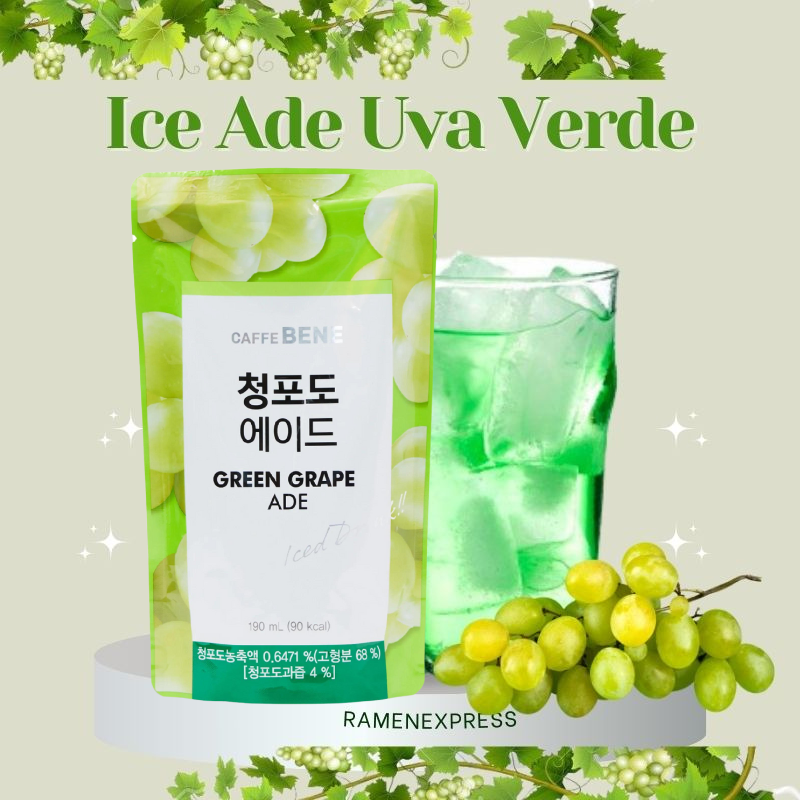 Ice Ade Uva Verde Pack 10 piezas de 190 ml
