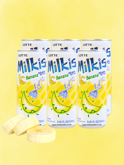 PACK DE 10 PIEZAS MILKIS SABOR BANANA 250ml c/u.