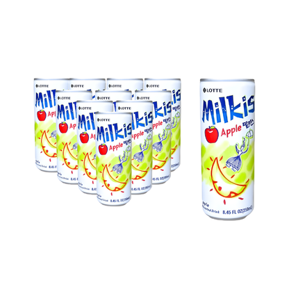 PACK DE 10 PIEZAS MILKIS SABOR MANZANA 230ml c/u.