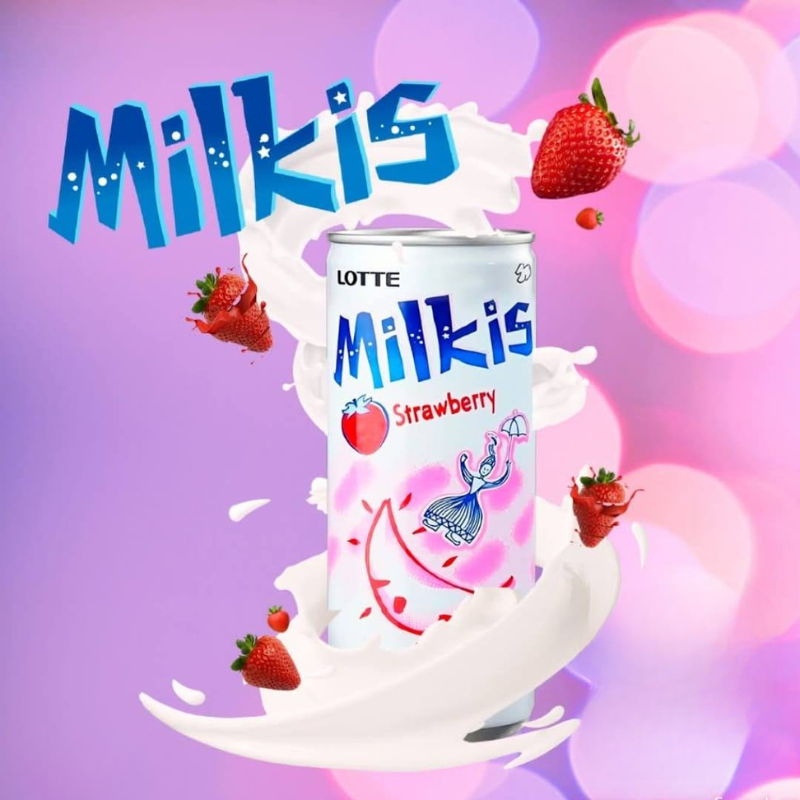 PACK DE 10 PIEZAS MILKIS SABOR FRESA 250ml c/u.