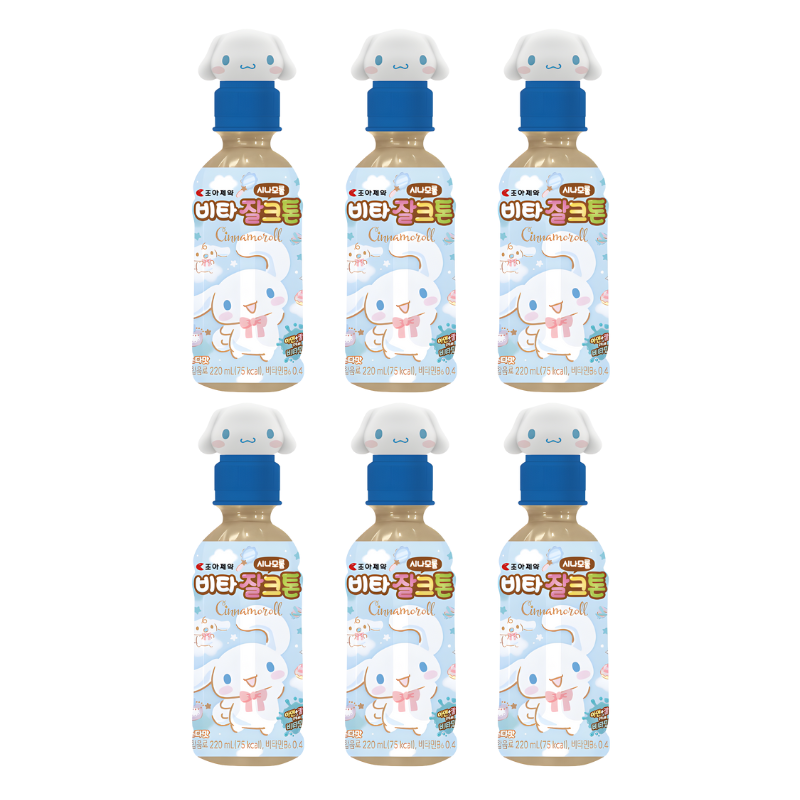 PACK DE 6 PIEZAS VITAMIN CINNAMOROLL 220ml c/u.
