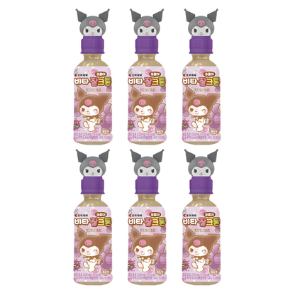 PACK DE 6 PIEZAS VITAMIN KUROMI SABOR UVA 220ml c/u.