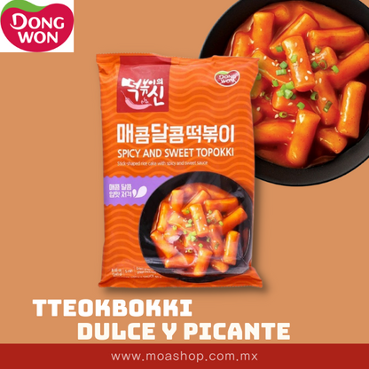 Tteokbokki Dulce y Picante (240g)