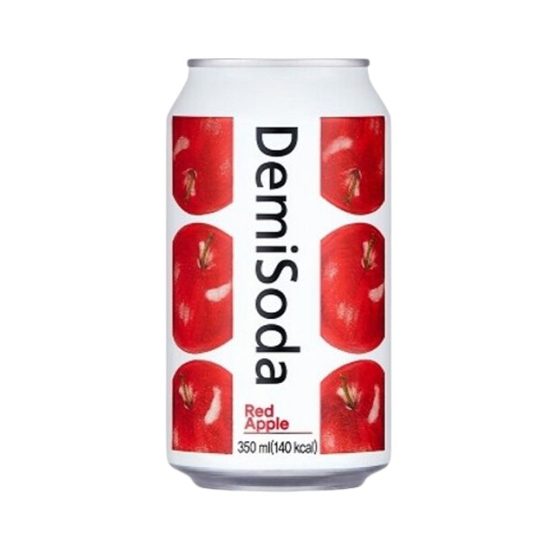 Demi Soda Manzana Roja Pack 6 piezas de 350 ml