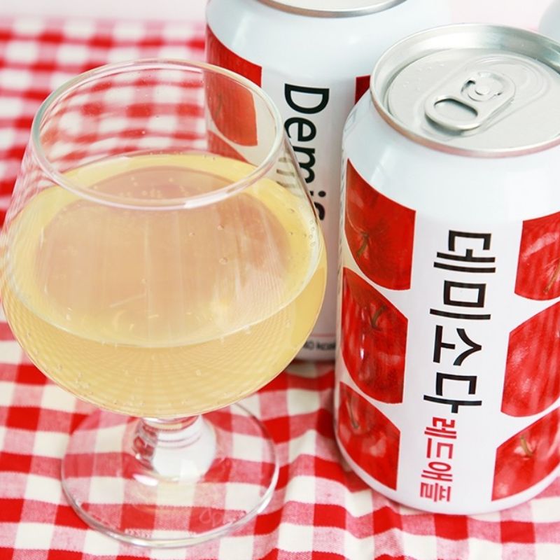 Demi Soda Manzana Roja Pack 6 piezas de 350 ml