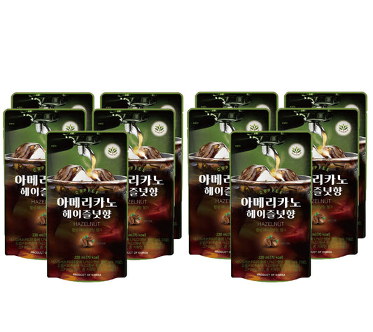 Café Ice Americano Hazelnut Pack 10 piezas de 230 ml