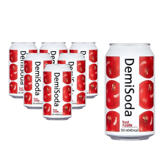 Demi Soda Manzana Roja Pack 6 piezas de 350 ml