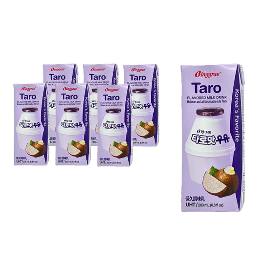 Leche de Taro Pack 6 piezas de 200 ml