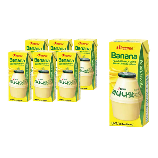 Leche de Banana Pack 6 piezas de 200 ml
