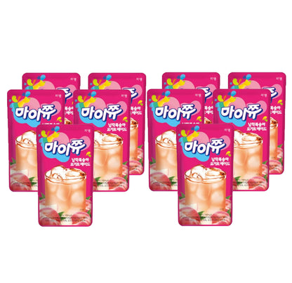 Ice Ade My Chew Durazno Pack 10 piezas de 230 ml