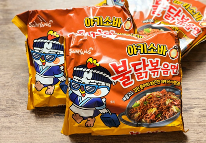 Paquete de 4 Piezas Buldak Yakisoba / Caducidad (500g)